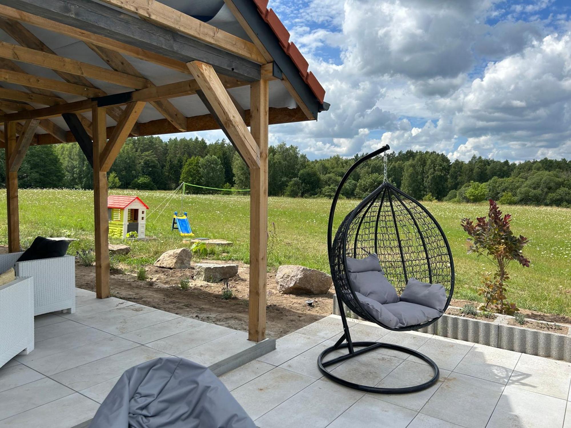 Koniec Swiata Dom 84M2 Z Balia Villa Mikolajki  Exterior photo